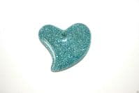 IMPEX TRIMITS JEWELLERY - BLUE GLITTER HEART RT67
